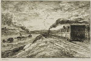 Odjezd (The Return) od Charles Francois Daubigny
