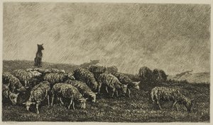 Psí hodinky od Charles Francois Daubigny