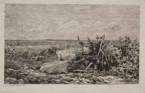 Sklizeň hroznů, 1865. od Charles Francois Daubigny