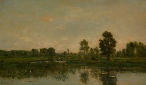 The Marsh od Charles Francois Daubigny