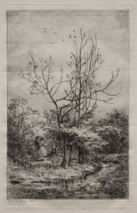 Orchard, 1868. od Charles Francois Daubigny