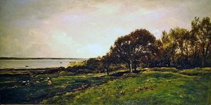Pre des Graves ve Villerville od Charles Francois Daubigny