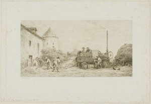 Sklízecí stroj od Charles Francois Daubigny