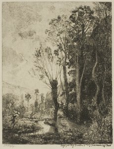Satyr od Charles Francois Daubigny