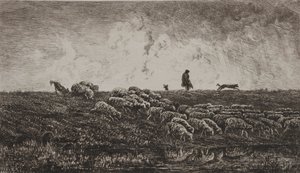 Sprcha od Charles Francois Daubigny