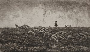 Sprcha, c. 1851. od Charles Francois Daubigny