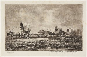„Vozy“ (Delteil 76) od Charles Francois Daubigny