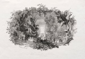 Zimní zahrada od Charles Francois Daubigny