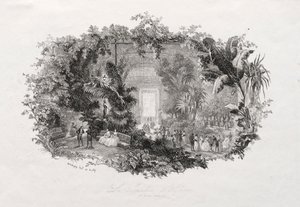 Zimní zahrada, 1842-1843. od Charles Francois Daubigny