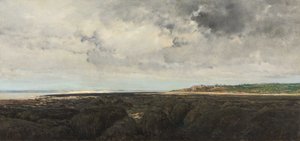 Villerville Viděno z Le Ratier od Charles Francois Daubigny