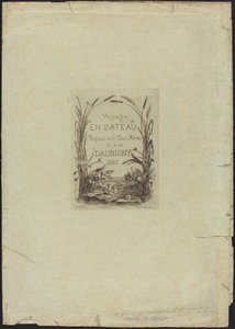 Obal pro "Výlet lodí" od Charles Francois Daubigny