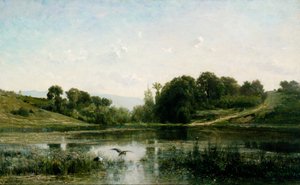 Rybníky Gylieu od Charles Francois Daubigny