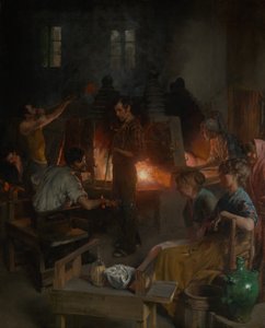 Glass Blowers of Murano, 1886.