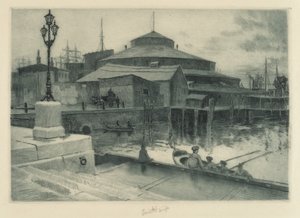 Zámecká zahrada. od Charles Frederick William Mielatz