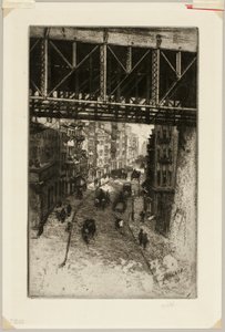 Třešňová ulice od Charles Frederick William Mielatz