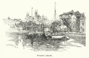 Brayford, Lincoln (litografie)