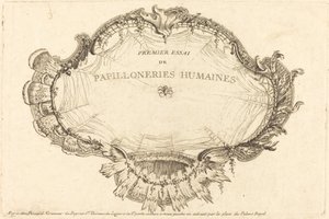 Titulek od Charles Germain de Saint Aubin