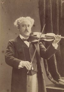 Portrét houslisty a skladatele Paula de Sarasate 1844-1908, c. 1890. od Charles Gerschel