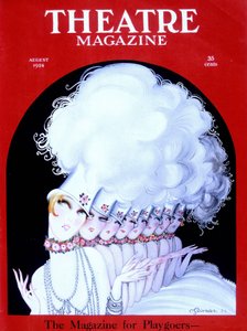 Kabaretní tanečníci na obálce amerického časopisu Théatre Magazine, srpen 1924 (rytina)