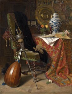 Interiér sedmnáctého století, 1877 od Charles Gifford Dyer