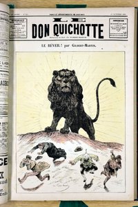 Obálka „Le Don Quijote“, číslo 591, satirická barva od Charles Gilbert Martin