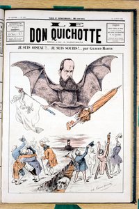 Obálka „“ Le Don Quijote “, Satirique en Colours od Charles Gilbert Martin