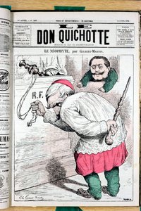 Obálka „“ Le Don Quijote “, číslo 200, Satirique en Couleurs od Charles Gilbert Martin