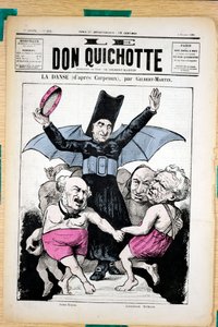 Obálka „“Le Don Quijote“, číslo 294, Satirický v barvách od Charles Gilbert Martin