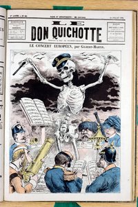 Obálka „Le Don Quijote“, číslo 422, barva satirická od Charles Gilbert Martin