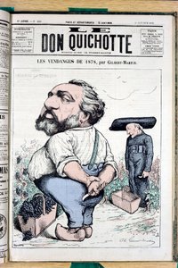 Obálka "" Don Quijote "", číslo 225, Satirique en Colours