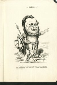 Ilustrace Charles Gilbert-Martin (1839-1905) v "" Současné grimasy"" od Charles Gilbert Martin
