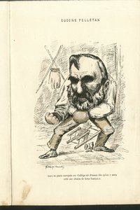 Ilustrace Charles Gilbert-Martin (1839-1905) v "" Současné grimasy"" od Charles Gilbert Martin