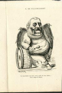 Ilustrace Charles Gilbert-Martin (1839-1905) v "" Současné grimasy"" od Charles Gilbert Martin