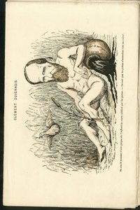 Ilustrace Charles Gilbert-Martin (1839-1905) v "" Současné grimasy"" od Charles Gilbert Martin