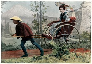 Rickshaw, Carriage of Japan, c1890