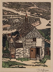 Cornish Cottage od Charles Ginner