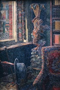 Interiér (olej) od Charles Ginner