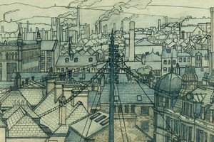 Leedsovy střechy od Charles Ginner