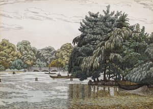 Serpentine, Hyde Park od Charles Ginner