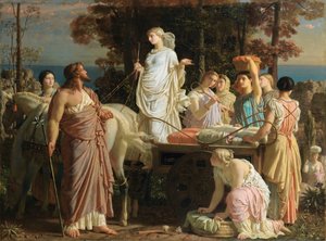 Ulysses a Nausicaa, c. 1853.