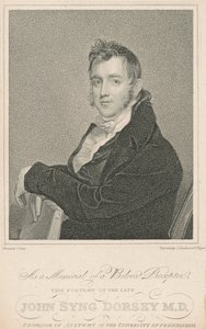 John Syng Dorsey, M.D. od Charles Goodman and Robert Piggot, after Thomas Sully