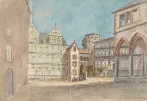 Ruiny zámku du Heidelberg