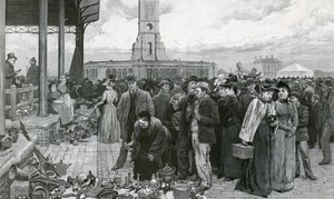 Londýnský veletrh na Metropolitan Cattle Market od Charles Green