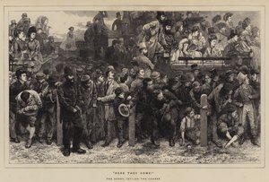 Here They Come!, Derby, 1871, On the Course