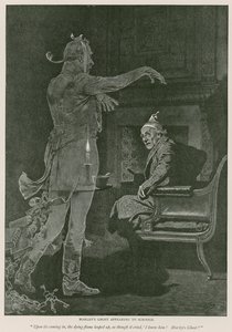 Ilustrace pro Vánoční koledu od Charlese Dickense od Charles Green