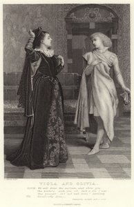 Viola a Olivie, Twelfth Night, Act I, Sc V