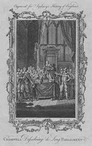 Cromwell rozpouští Long Parliament, 1773. od Charles Grignion