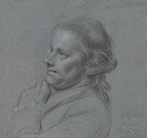 Portrétní studie Johna Iniga Richardse, R.A. od Charles Grignion