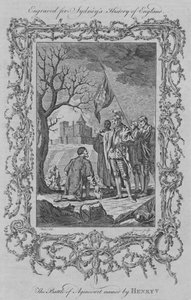 Bitva u Agincourtu pojmenovaná Jindřichem V., 1773. od Charles Grignion
