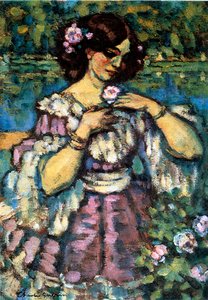 Žena s růží, 1901